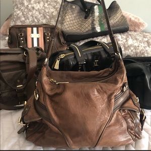 LAMB shouldet bag Brown